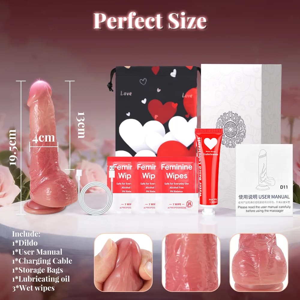 4. Quiet Waterproof Silicone Personal Massager, Rechargeable Multi Vibration Intimate Massager for Relaxation